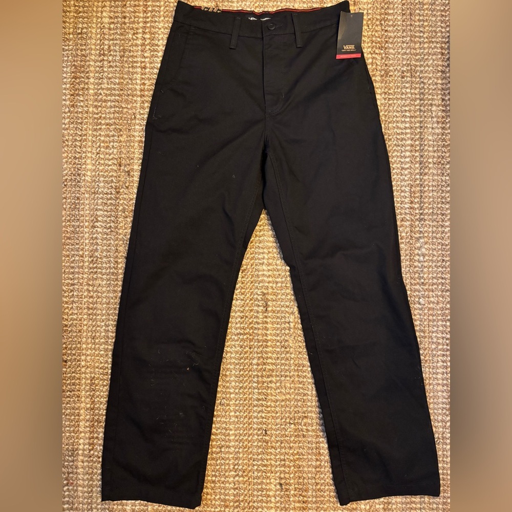 Vans Black Cargo Pants with Classic Fit